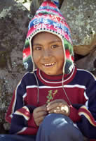  Alberto RODRIGUEZ - 'Niño del Titicaca'.Isla Taquile. Perú.
