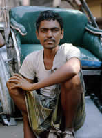  Alberto RODRIGUEZ - 'Ricksaw man' . Calcuta. India