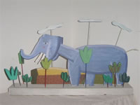  Antonio SANTOS - 'Elefante paseando'
